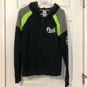 VS Pink Zip Up Hoodie